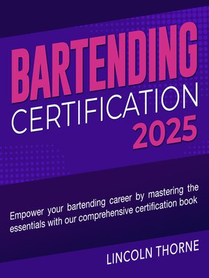 cover image of Bartending Certification
